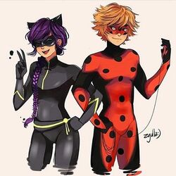 Ladynoir Miraculous Ladybug Fanon Wikia Fandom