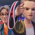 Medal sportowy w ręku mamy Sublime