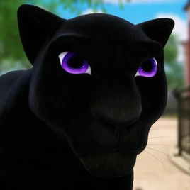 Pysk Pantermana w postaci pantery
