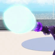 Świecący Pędzel trzymany przez Monarchę