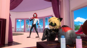 Psicomediante Cat Noir pintando