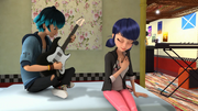 Luka Tocando pra Marinette