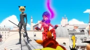 Parte di un'akuma che esce dalla metà dell'insieme di oggetti in cui era abitato.
