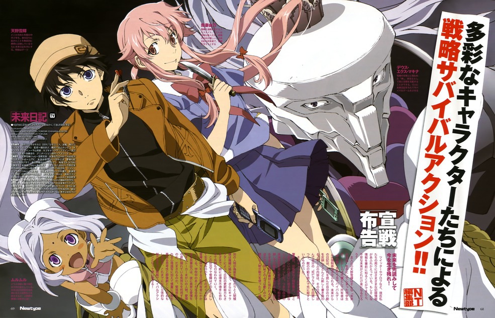 Ficha técnica completa - Mirai Nikki - 9 de Outubro de 2011