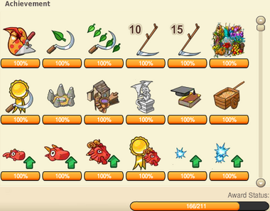 Accessory Collector achievement in Forager