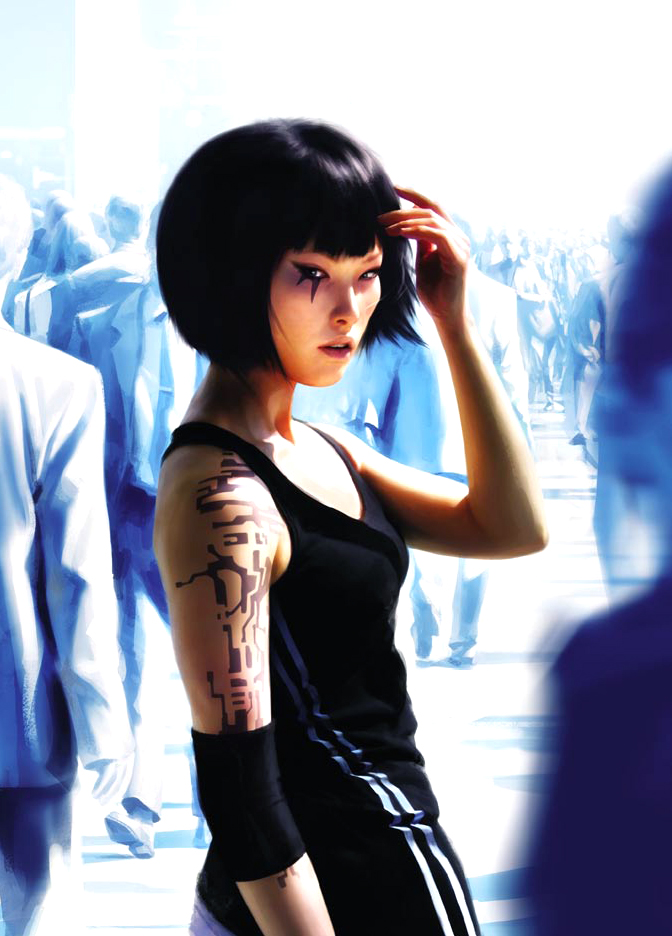 Magazine cover 4  Mirror's Edge Art