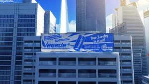 A Vegade advertisement.