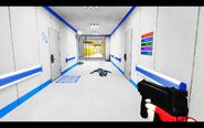 A Runner cop killed by a Steyr TMP.