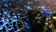 Shard top, city at night