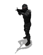A PK SWAT officer with an FN SCAR-L.