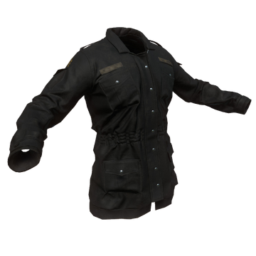 Black fatigue jacket store