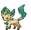 Leafeon's animated front sprite in the Fifth Generation