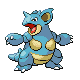 Nidoqueen's sprite in Pokemon Diamond and Pearl