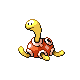 Shuckle's sprite from Pokemon Diamond and Pearl