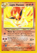 Light Flareon's card in the Neo Destiny Expansion