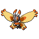 Mothim's sprite from Pokemon Diamond and Pearl