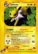 Jolteon's card in the Skyridge Expansion