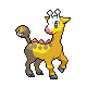 Girafarig's sprite in Pokemon Diamond and Pearl