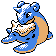 Lapras' sprite in Pokemon Silver