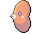Luvdisc's animated sprite from Pokemon Emerald