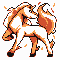 Rapidash's spirte from Pokemon Red and Blue