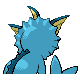 Vaporeon's back sprite in the Fourth Generation