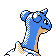 Lapras' back sprite in the Second Generation