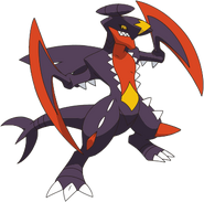 Mega Garchomp's model for the Pokemon Anime