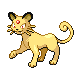 Persian's back sprite from Pokemon Heart Gold and Soul Silver