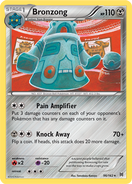 Bronzong's card in the Breakthrough expansion