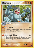 Machamp's card from the Legends Maker Expansion