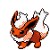 Flareon's sprite in Pokemon Gold