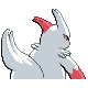 Zangoose's back sprite from the Fourth Generation