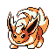 Flareon's sprite in Pokemon Green