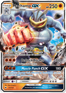 Machamp's GX card from the Burning Shadows Expansion