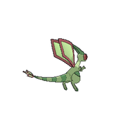 Flygon's back sprite from the Sixth and Seventh Generations