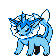 Vaporeon's sprite in Pokemon Yellow