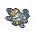 Machamp's party sprite from the Sixth and Seventh Generations