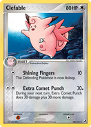 Clefable card in the Unseen Forces Expansion