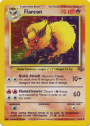 Flareon's Premiere Pokemon Card in the Jungle Expansion