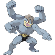 Machamp's Original Artwork for Pokemon Fire Red and Leaf Green