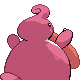 Lickilicky's back sprite in the Fourth Generation