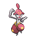 Medicham's sprite from Pokemon Heart Gold and Soul Silver