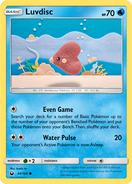 Luvdisc's card from the Celestial Storm Expansion