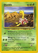 Shuckle's Premiere Pokemon Card