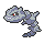 Steelix's party sprite from the Sixth and Seventh Generations