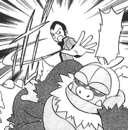 Slaking in the Pokemon Manga