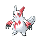 Zangoose's sprite from Pokemon Diamond and Pearl