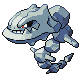 Steelix's sprite from Pokemon Diamond and Pearl