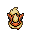 Flareon's Over World sprite in Pokemon Heart Gold and Soul Silver